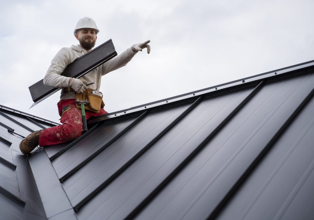 full-shot-smiley-man-working-roof